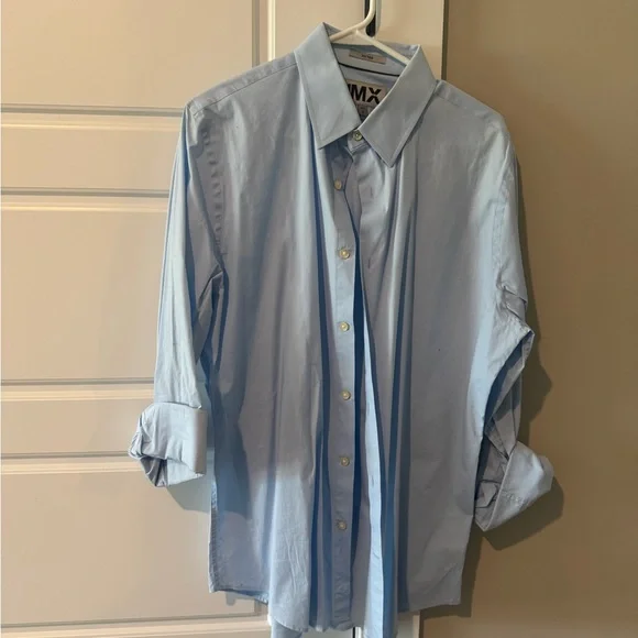 Express | Shirts | Express Blue Dress Shirt Classic Style | Poshmark